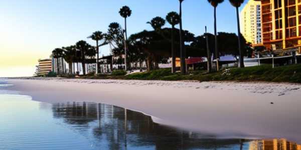 photo is of Daytona Beach beachfront real estate